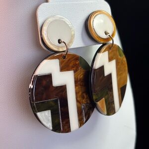 Geometric Drop Earrings